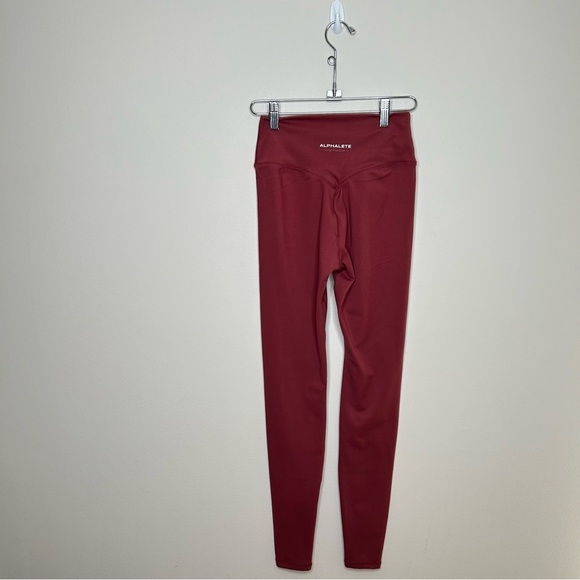 Alphalete Alphaluxe  Wonder 27" Leggings Shaped Butt Red Size XS - Picture 5 of 7